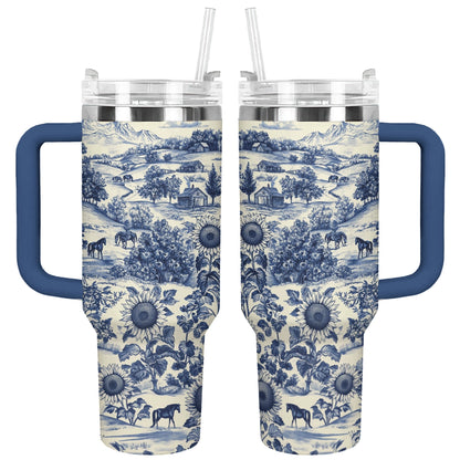 Shineful Tumbler Texas Countryside Bloom