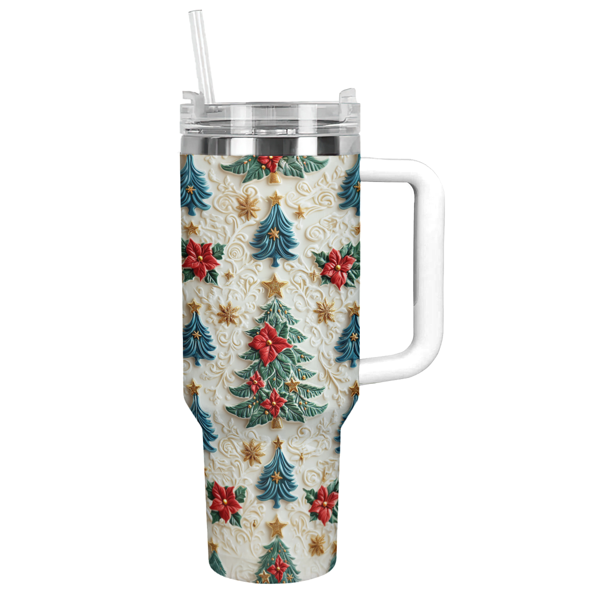 Shineful Glossy Tumbler Enchanted Evergreen Blooms