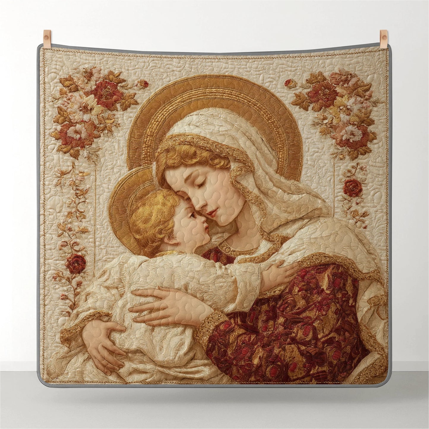 Shineful Quilt 3-Piece Set Sacred Mother’s Embrace