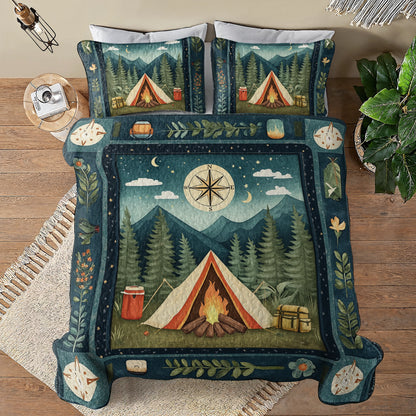 Shineful All Season Quilt 3-Piece Set Campfire Dreams