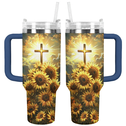 Shineful Tumbler Sunflower Faith Light