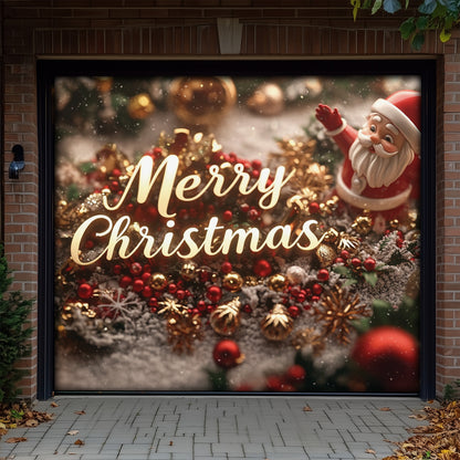 Shineful Garage Door Banner Decoration Merry Christmas