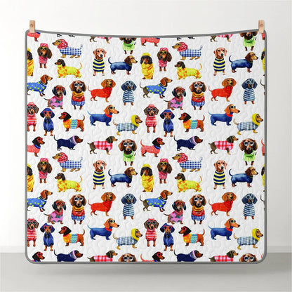Shineful Quilt 3-Piece Set Dachshund Amazing Stylish