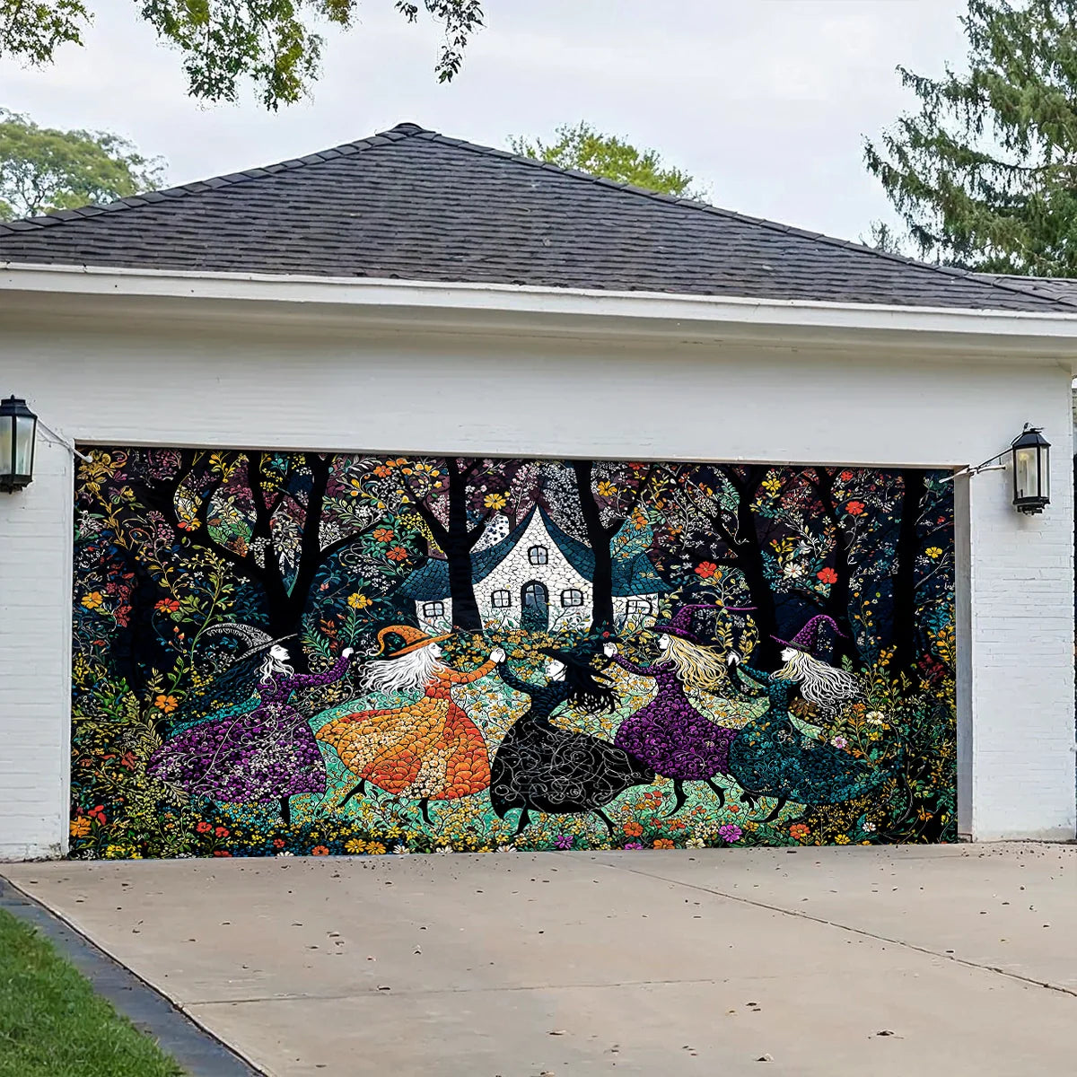 Shineful Garage Door Banner Decoration - Beautiful Witchy Woman