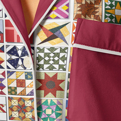 Shineful Top And Pant Set Quilting Block