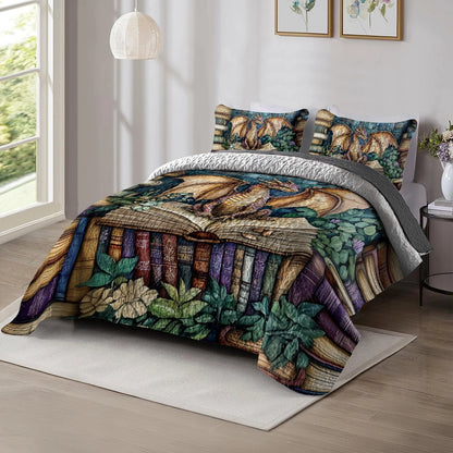 Shineful All Season Quilt 3-Piece Set Dragon Lore