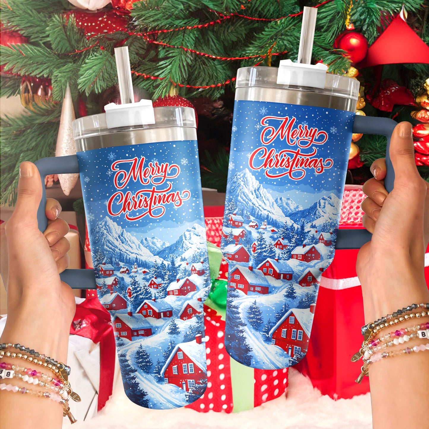 Shineful Tumbler Christmas Land