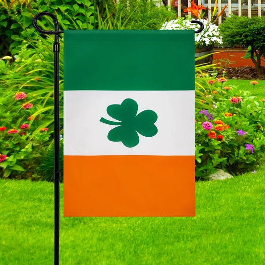 Shineful Gargen Flag 12" x 18"  - Clover of Ireland Pride