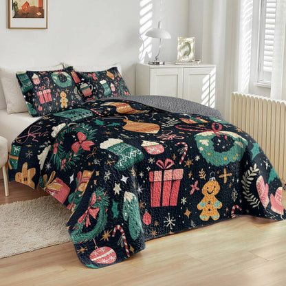 Shineful All Season Quilt 3-Piece Set Christmas Magic