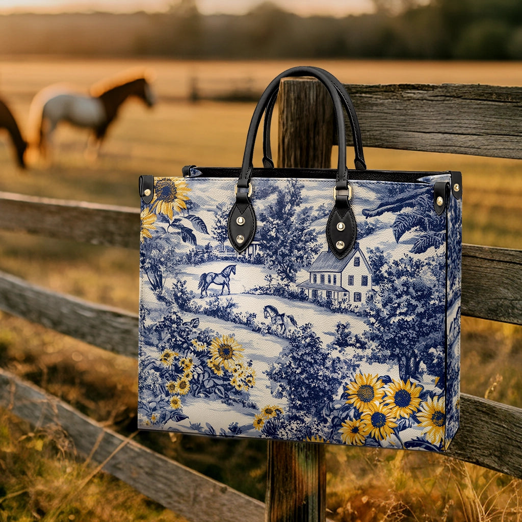 Shineful Leather Bag Texas Sunflower Heritage