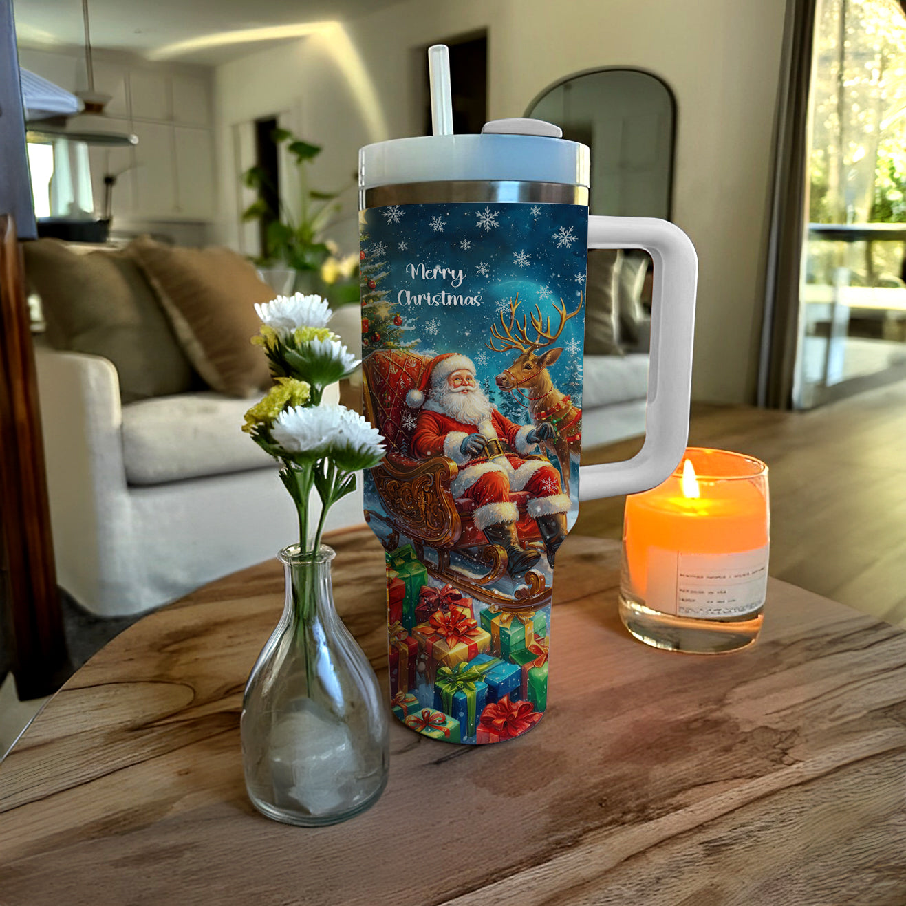 Shineful Tumbler Magic Santa's Sleigh