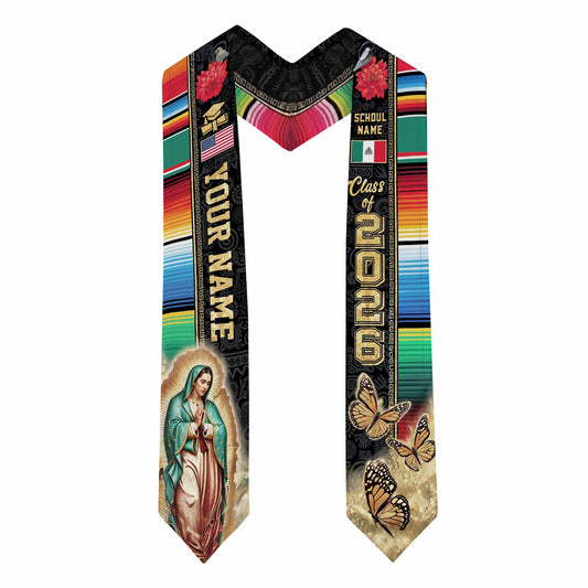 Shineful Graduation Sash Personalized Guadalupe Legacy