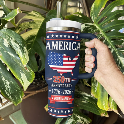Shineful Tumbler America 1776–2026 Personalized Legacy