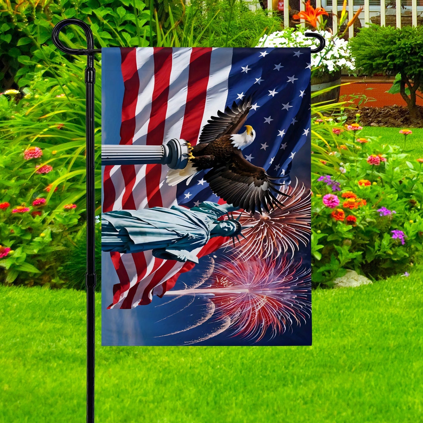 Shineful Gargen Flag 12" x 18" - The American Standard