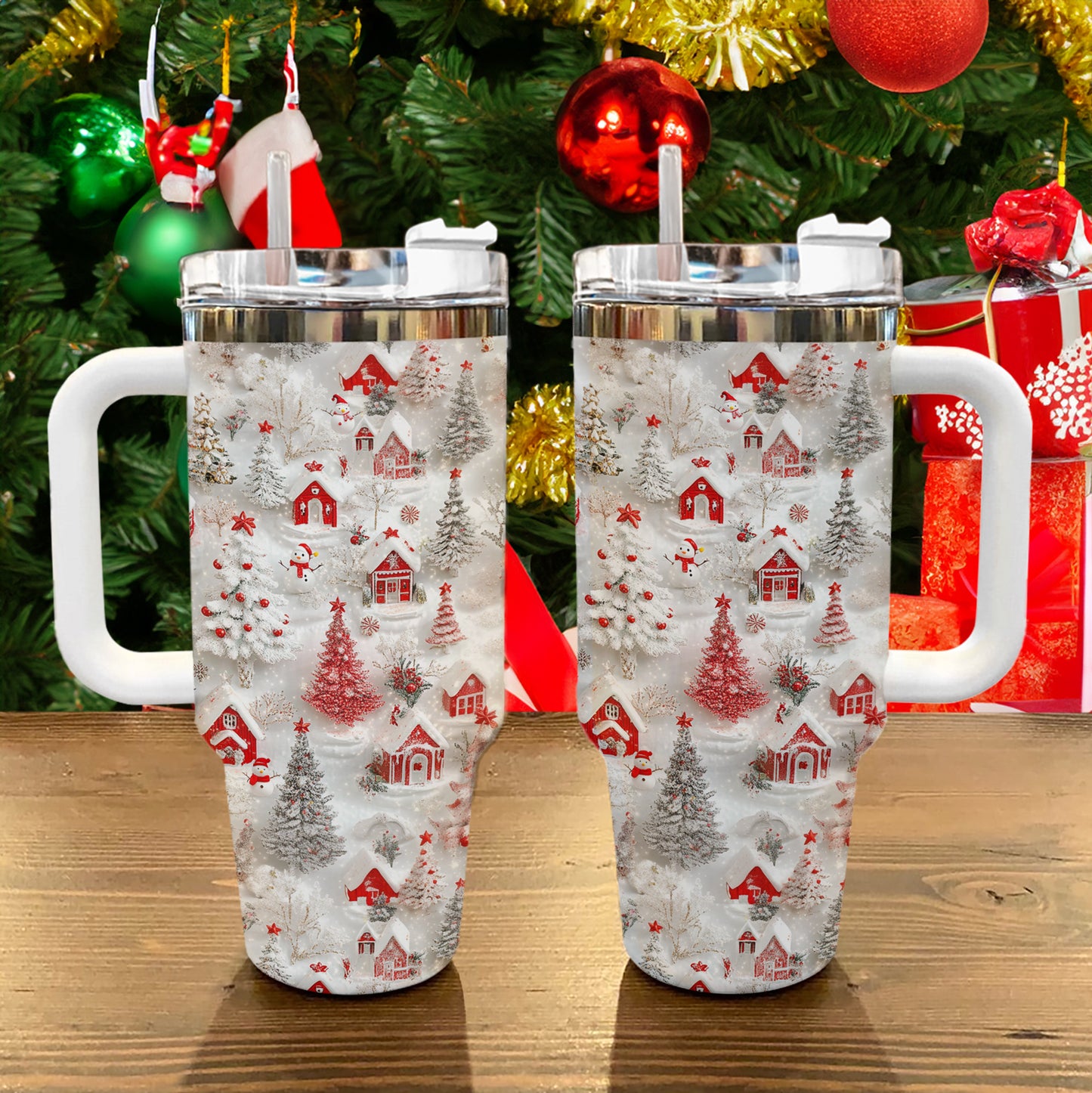 Shineful Glossy Tumbler Blissful Christmas
