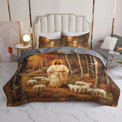 Shineful All Season Quilt 3-Piece Set - God’s Shepherd