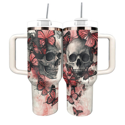Shineful Tumbler - Eternal Elegance Butterfly Skull