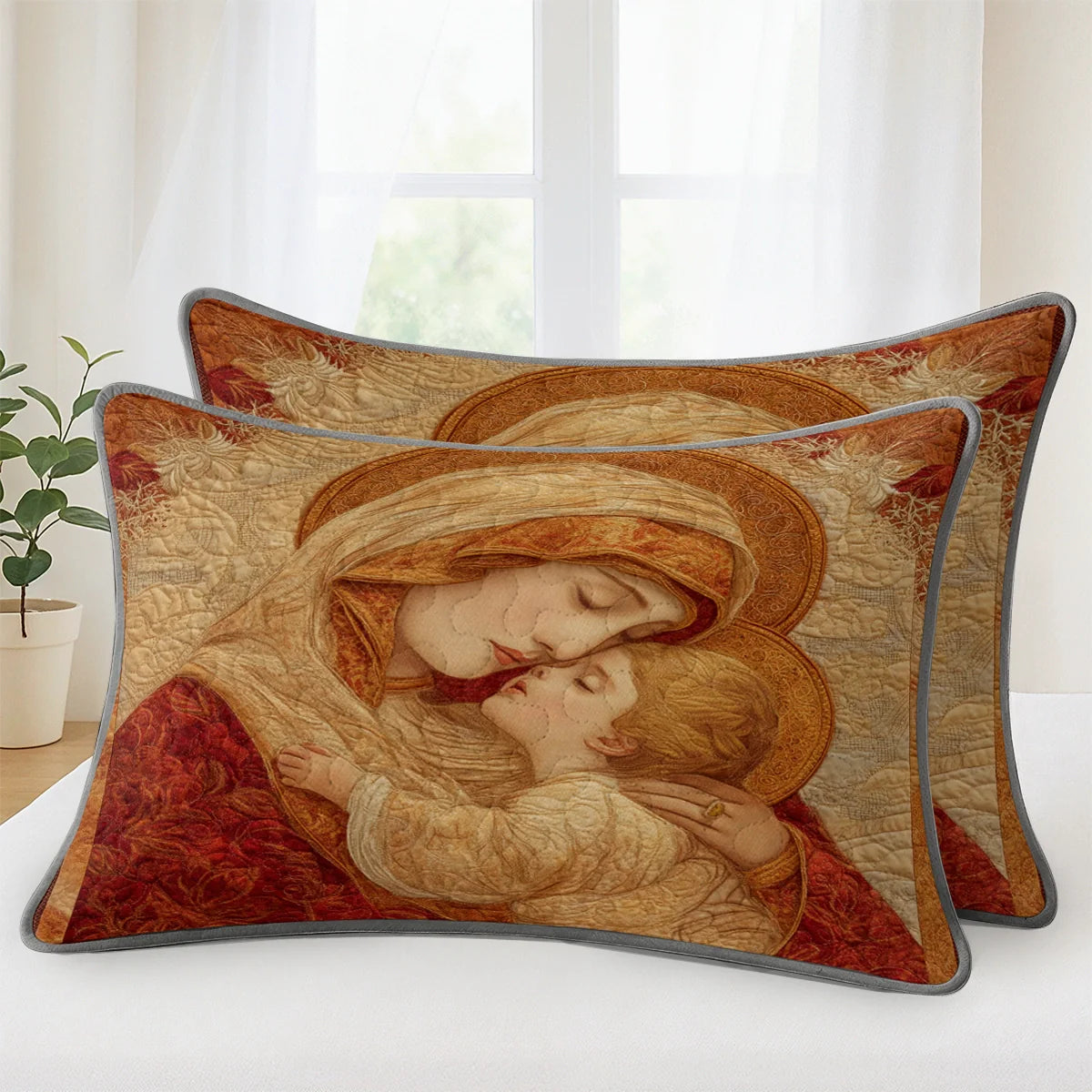 Shineful Quilt 3-Piece Set Sacred Kiss of the Mother