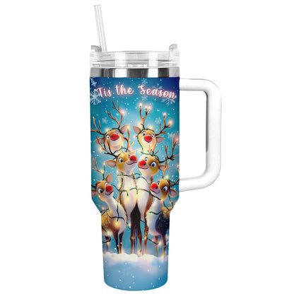 Shineful Tumbler Christmas Reindeer Cheer