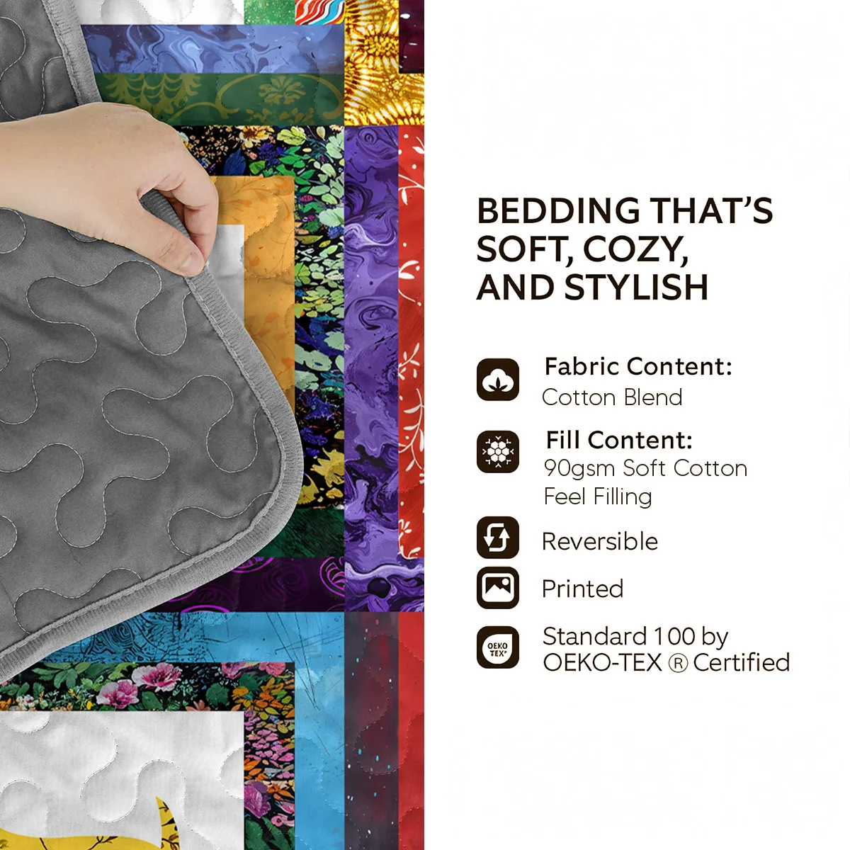 Shineful Quilt 3-Piece Set Dachshund Friends