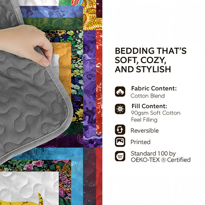 Shineful Quilt 3-Piece Set Dachshund Friends