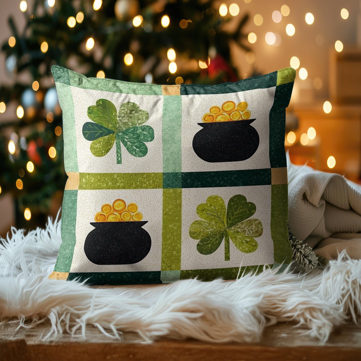 Shineful 2D Print Cushion Cover, Pillowcase, Pillows Covers Lucky Hearth