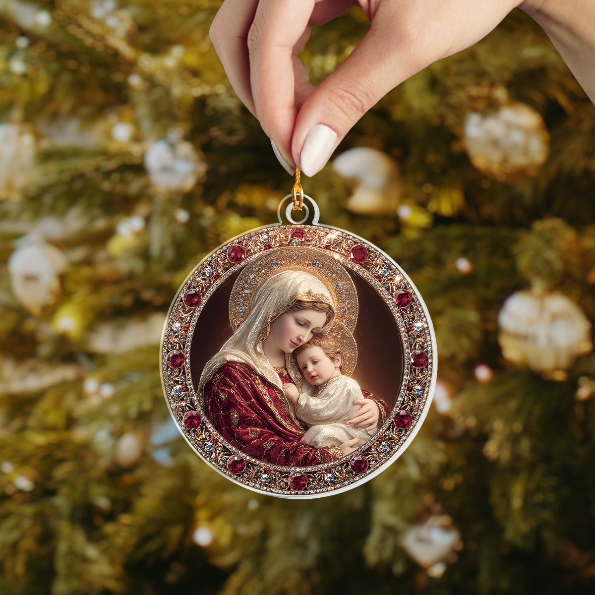 Shineful 2D Acrylic Ornament Sacred Embrace