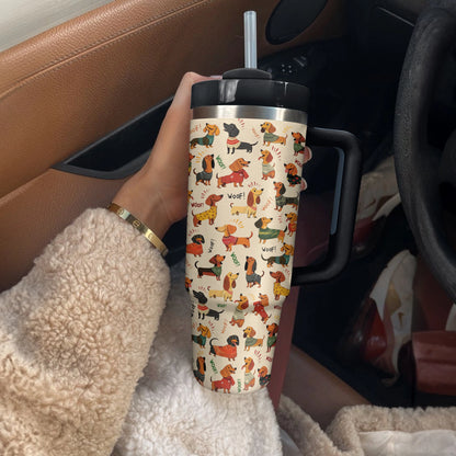 Shineful Tumbler Dachshund Woof Delight