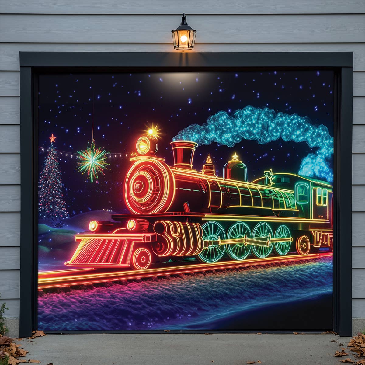 Shineful Garage Door Banner Decoration Holiday Gift Express