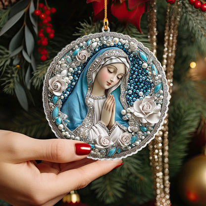 Shineful 2D Acrylic Ornament Mary’s Blue Rose