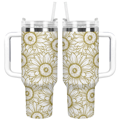 Shineful Tumbler Golden Sunflower Grace