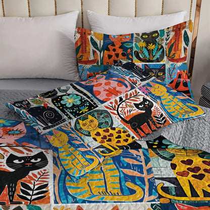 Shineful All Season Quilt 3-Piece Set Quiet Circus