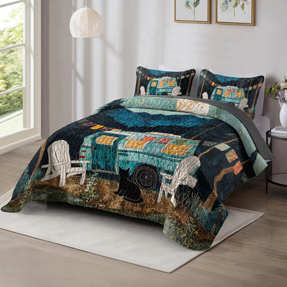 Shineful All Season Quilt 3-Piece Set - Starry Night Camper