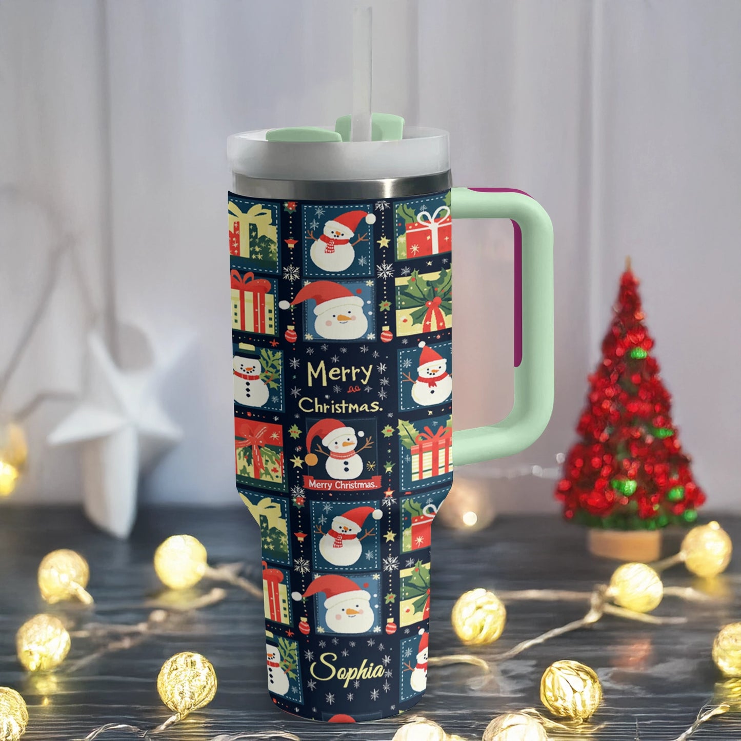 Shineful Tumbler Personalized Jolly Christmas Cheer