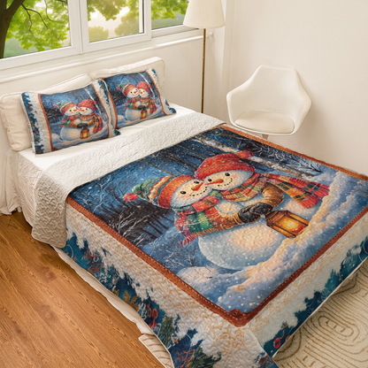 Shineful All Season Quilt 3-Piece Set - Winter Love