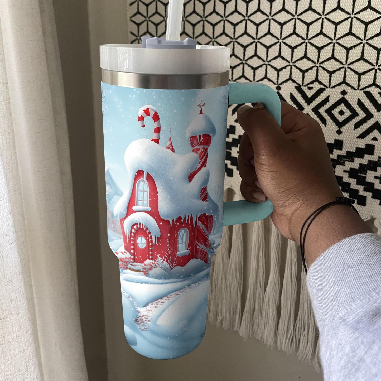 Shineful Tumbler Christmas Candy House