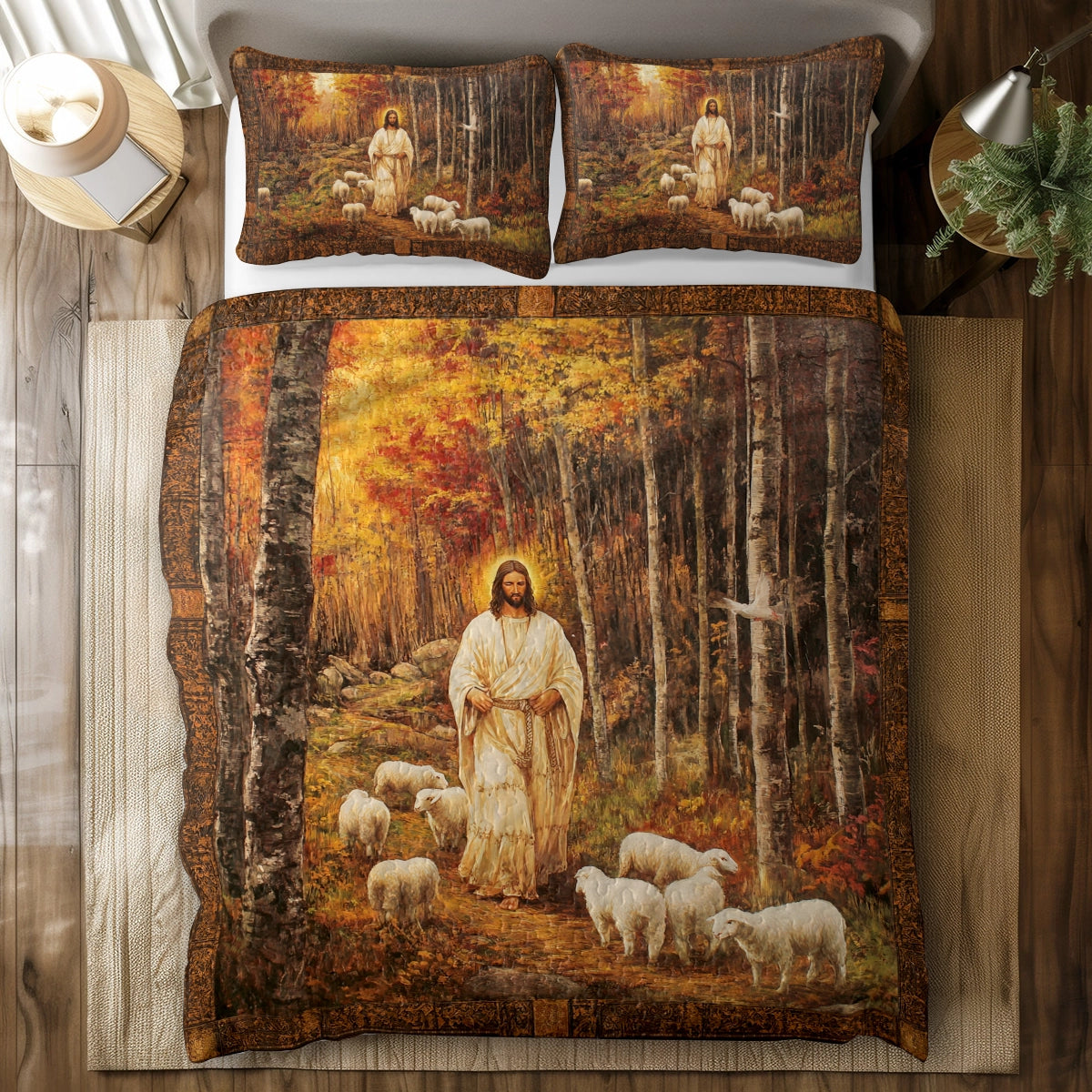 Shineful All Season Quilt 3-Piece Set - God’s Shepherd