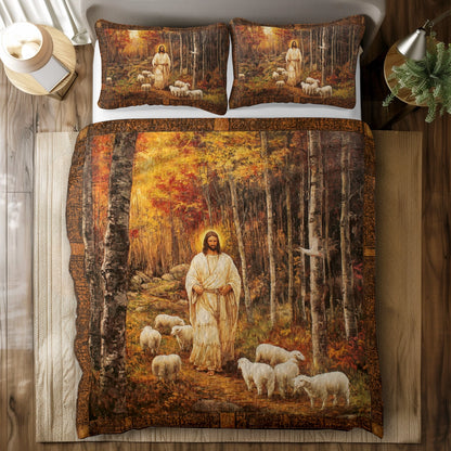 Shineful All Season Quilt 3-Piece Set - God’s Shepherd