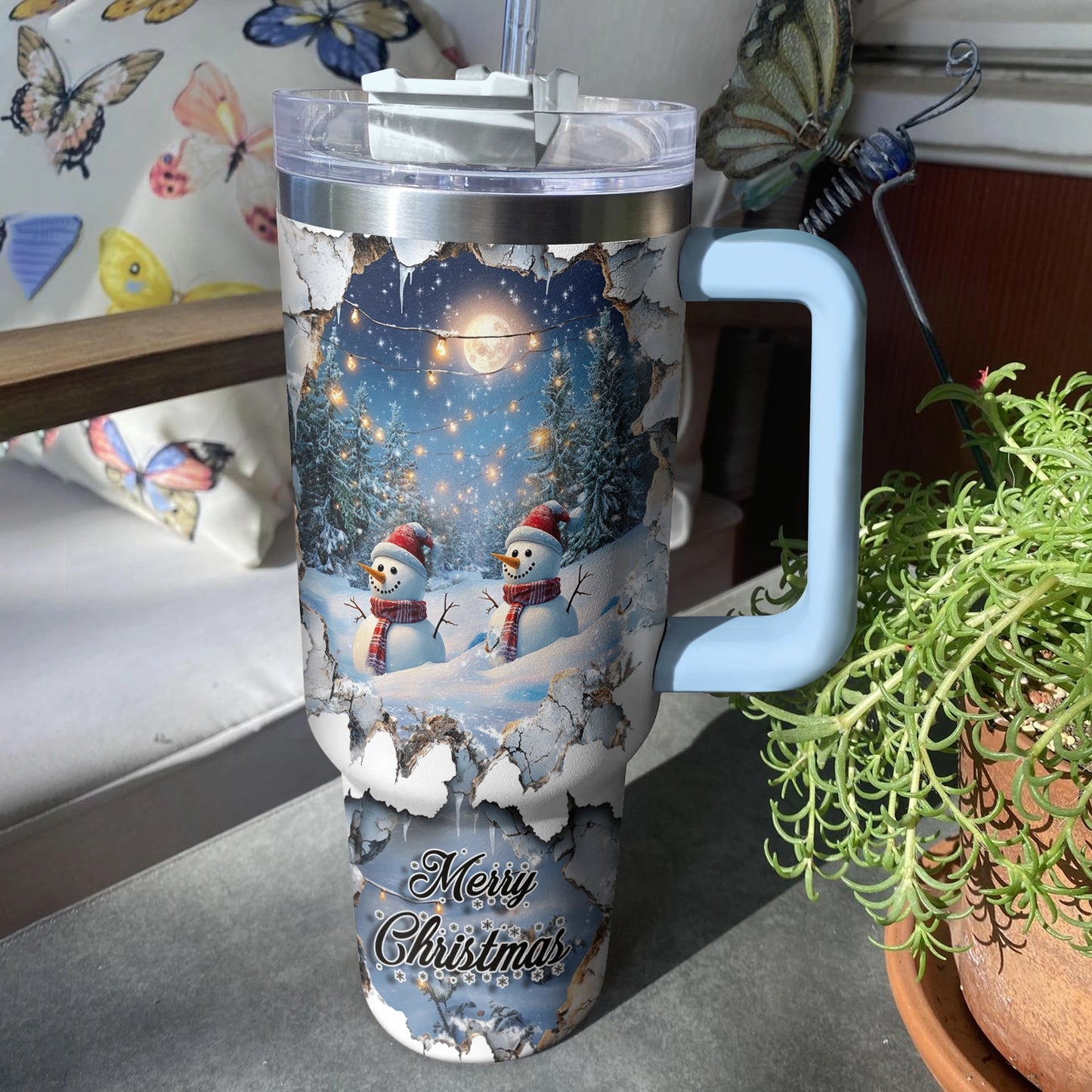 Shineful Glossy Tumbler Snowy Escape