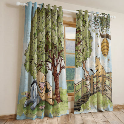 Shineful Quilted Curtain Sweet Pooh