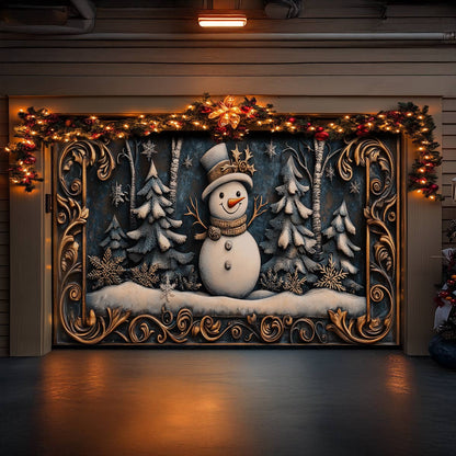 Shineful Garage Door Banner Decoration Winter Magic