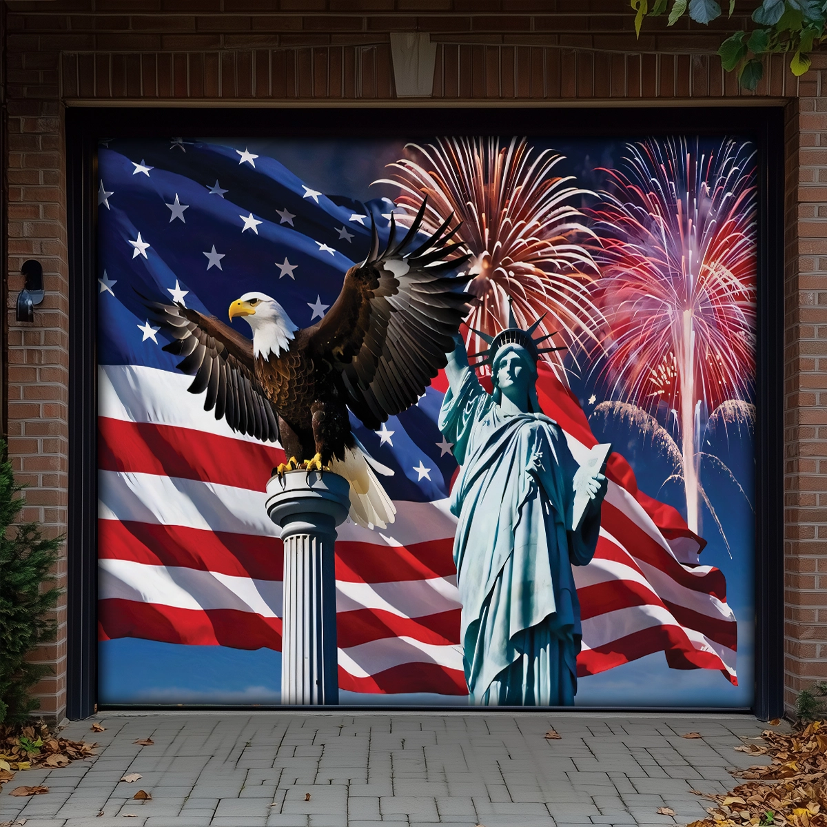 Shineful Garage Door Banner Decoration The American Standard