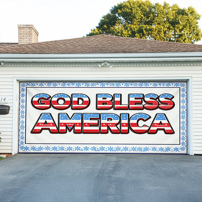 Shineful Bundle Garage and Garden Flag - God Bless America