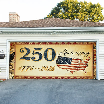 Shineful Bundle Garage and Garden Flag - 250 Years of American Heritage