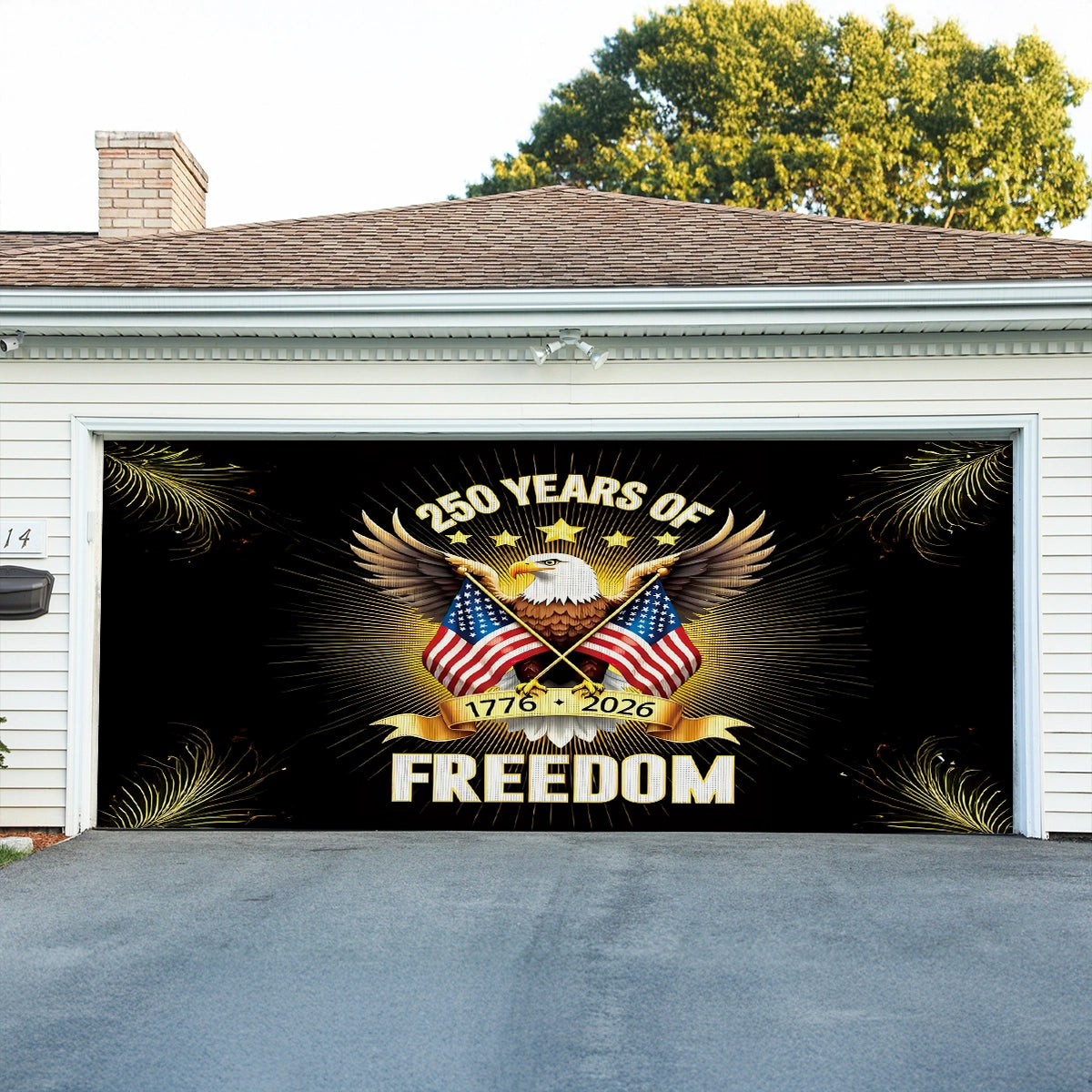 Shineful Bundle Garage and House Flag - Liberty Endures