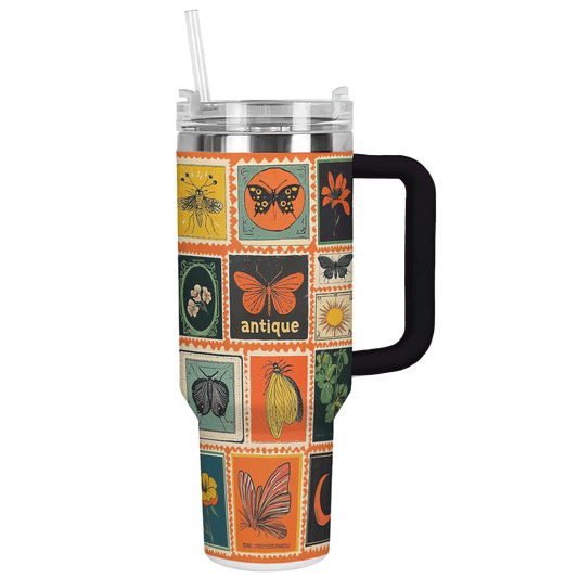 Shineful Tumbler Antique Stamp Collection