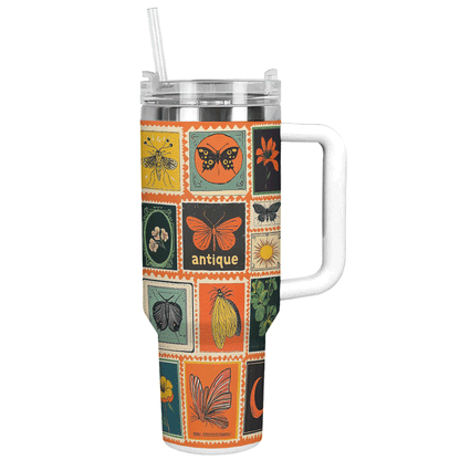 Shineful Tumbler Antique Stamp Collection