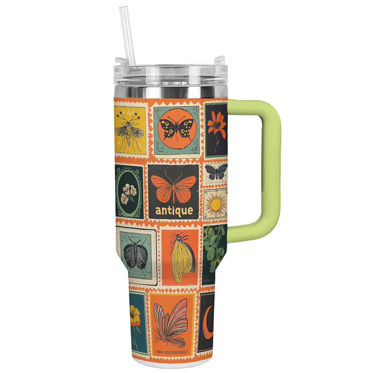 Shineful Tumbler Antique Stamp Collection