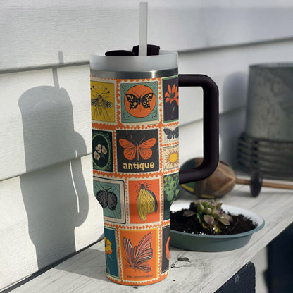 Shineful Tumbler Antique Stamp Collection
