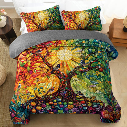 Shineful All Season Quilt 3-Piece Set Nature's Harmony